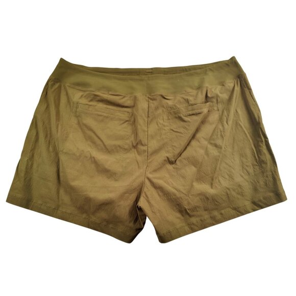 Athleta Women's Olive Green Shorts  Size 20 - Picture 2 of 4